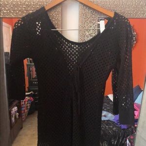 Black Bathingsuit beach cover👙🌊🌞